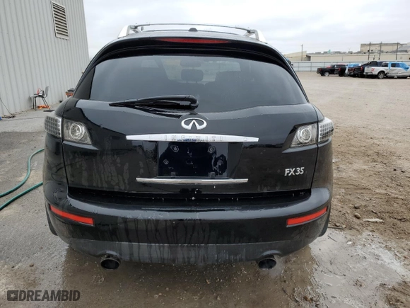 2008 Infiniti FX35 with VIN JNRAS08U78X104803, listed as a Copart auction lot 71118034 with NaN miles and Clean Title. Bid and sale history available at carsss.com. Image 6.
