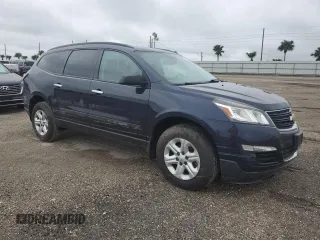 2015 Chevrolet Traverse LS z VIN 1GNKRFED6FJ113457, wystawiony jako Copart lot #74671954 z przebiegiem Nie podano mil oraz Szkoda całkowita • Salvage title. Historia ofert i sprzedaży dostępna na DreamBid. Obrazek 4.