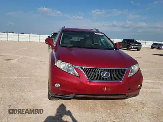 2010 Lexus RX 350 with VIN 2T2ZK1BA0AC003898, listed as a Copart auction lot 63350005 with 117,926 mi miles and Salvage title. Bid and sale history available at DreamBid. Image 14.