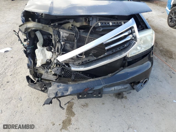 2013 Honda Pilot EX-L with VIN 5FNYF4H74DB019071, listed as a Copart auction lot 52166455 with 0 mi miles and Salvage Title. Bid and sale history available at carsss.com. Image 12.
