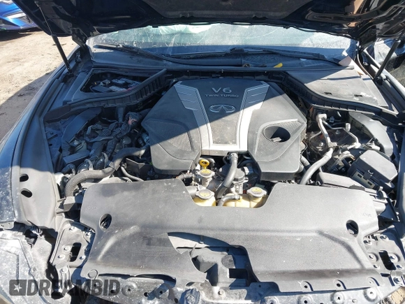 2017 Infiniti Q60 Sport with VIN JN1EV7EK5HM361046, listed as a IAAI auction lot 41786594 with 87,193 mi miles and . Bid and sale history available at carsss.com. Image 10.