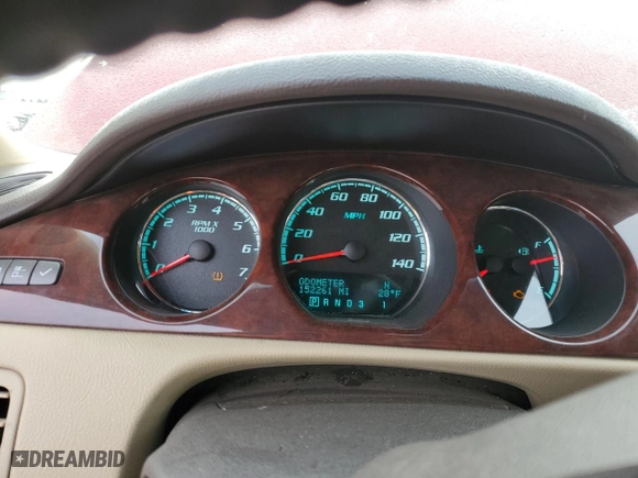 2010 Buick Lucerne CXL Premium with VIN 1G4HJ5EM2AU122888, listed as a Copart auction lot 83638114 with 152,261 mi miles and Salvage Title. Bid and sale history available at carsss.com. Image 9.