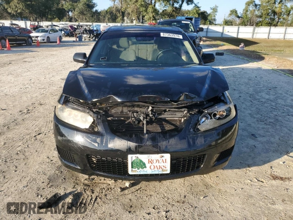 2007 Mazda 6 i Sport VE with VIN 1YVHP84C675M12612, listed as a Copart auction lot 87363974 with 169,934 mi miles and Salvage Title. Bid and sale history available at DreamBid. Image 5.