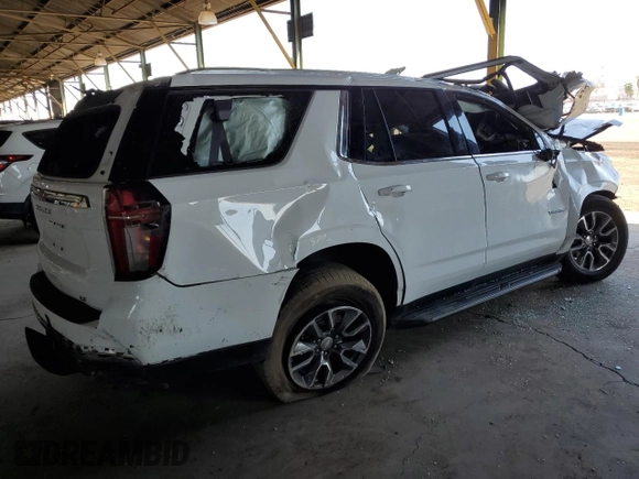 2023 Chevrolet Tahoe LT with VIN 1GNSCNKD5PR305875, listed as a Copart auction lot 74072054 with Not provided miles and Non repairable. Bid and sale history available at DreamBid. Image 3.