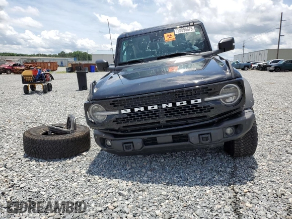 2023 Ford Bronco с VIN 1FMDE5CP6PLB39952, выставлен на аукционе Copart как лот 58895675 с пробегом 29 944 миль миль и Списание • Salvage title. История ставок и продаж доступна на DreamBid. Изображение 5.