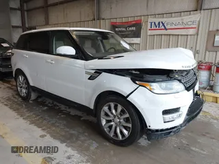 2016 Land Rover Range Rover Sport V6 Diesel HSE with VIN SALWR2KF9GA640329, listed as a IAAI auction lot 41277826 with 82,099 mi miles. Bid and sale history available at carsss.com. Image 1.