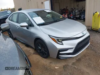 2024 Toyota Corolla Hybrid LE with VIN JTDBCMFE9R3063605, listed as a IAAI auction lot 40959214 with 14,345 mi miles. Bid and sale history available at carsss.com. Image 1.