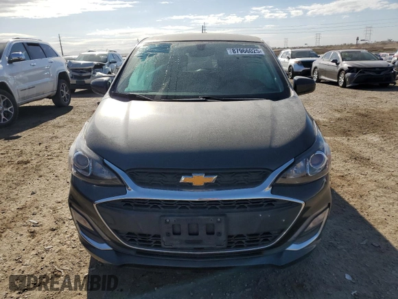 2022 Chevrolet Spark 1LT with VIN KL8CD6SA2NC010098, listed as a Copart auction lot 87966025 with 43,180 mi miles and Salvage Title. Bid and sale history available at carsss.com. Image 5.