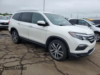 2018 Honda Pilot Elite with VIN 5FNYF6H07JB036442, listed as a Copart auction lot 57553945 with 107,657 mi miles and Clean title. Bid and sale history available at DreamBid. Image 4.