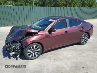 2024 Nissan Sentra SV z VIN 3N1AB8CV1RY382632, wystawiony jako Copart lot #55803925 z przebiegiem 14 721 mil mil oraz Szkoda całkowita • Salvage title. Historia ofert i sprzedaży dostępna na DreamBid. Obrazek 1.