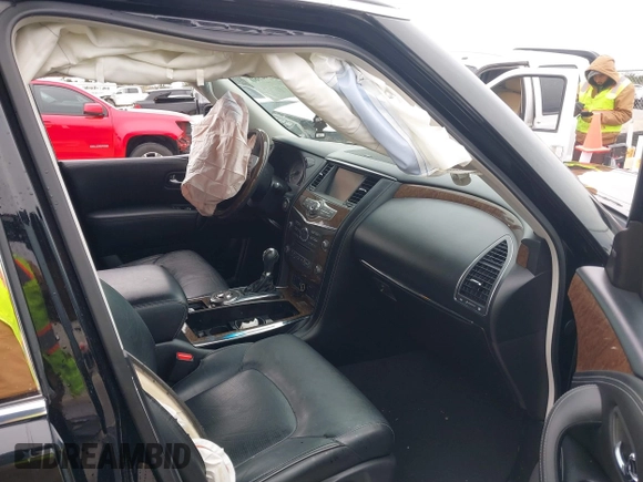 2015 Infiniti QX80 with VIN JN8AZ2NF2F9573817, listed as a IAAI auction lot 41640980 with 141,945 mi miles and . Bid and sale history available at DreamBid. Image 5.