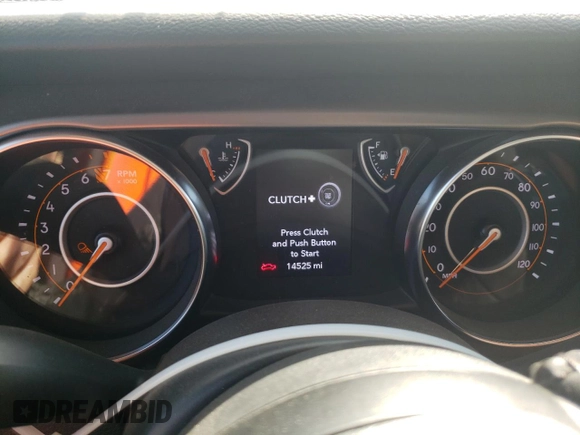 2023 Jeep Gladiator Freedom with VIN 1C6HJTAG1PL585720, listed as a Copart auction lot 47386855 with 14,525 mi miles and Salvage title. Bid and sale history available at DreamBid. Image 9.
