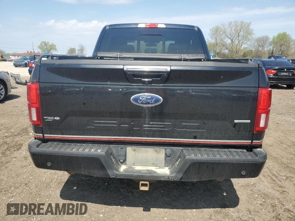 2019 Ford F-150 XL with VIN 1FTEW1E41KFA80964, listed as a Copart auction lot 53371845 with 146,739 mi miles and Salvage title. Bid and sale history available at DreamBid. Image 6.