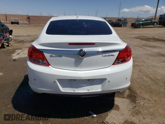2012 Buick Regal Premium 1 with VIN 2G4GS5EK2C9205762, listed as a Copart auction lot 58182365 with 148,064 mi miles and Salvage title. Bid and sale history available at DreamBid. Image 6.