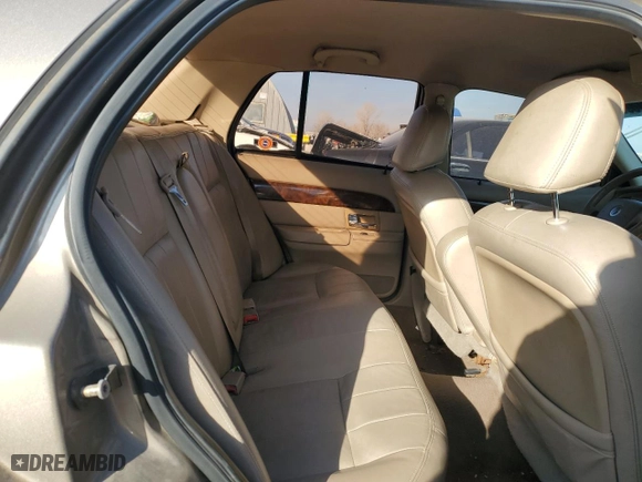 2005 Mercury Grand Marquis LS Premium with VIN 2MEFM75W05X614607, listed as a Copart auction lot 85813964 with 243,074 mi miles and Salvage Title. Bid and sale history available at carsss.com. Image 10.
