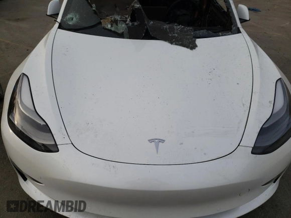2022 Tesla Model 3 Performance with VIN 5YJ3E1EC3NF265334, listed as a Copart auction lot 84853734 with Not Provided miles and Salvage Title. Bid and sale history available at DreamBid. Image 12.