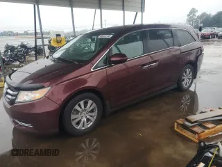 2016 Honda Odyssey EX-L with VIN 5FNRL5H65GB045564, listed as a Copart auction lot 46044735 with 322,541 mi miles and Salvage Title. Bid and sale history available at DreamBid. Image 1.