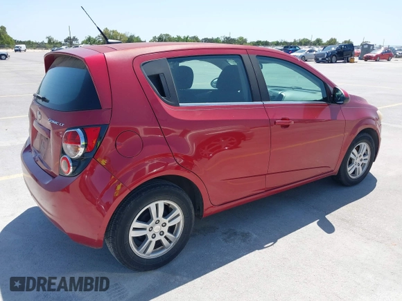 2013 Chevrolet Sonic LT with VIN 1G1JC6SG1D4198054, listed as a IAAI auction lot 41982708 with 157,789 mi miles. Bid and sale history available at carsss.com. Image 4.
