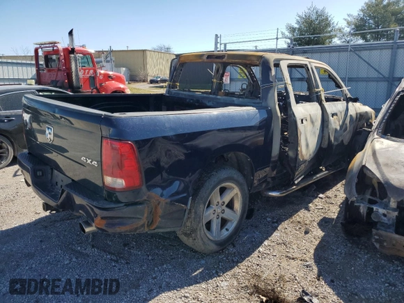 2012 Ram 1500 Express with VIN 1C6RD7KT3CS214895, listed as a Copart auction lot 47806735 with Not provided miles and Salvage title. Bid and sale history available at DreamBid. Image 3.
