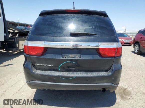 2013 Dodge Durango SXT with VIN 1C4RDHAG7DC692378, listed as a Copart auction lot 55125935 with 123,097 mi miles and Salvage title. Bid and sale history available at DreamBid. Image 6.