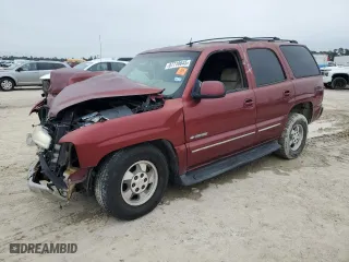 2002 Chevrolet Tahoe LT with VIN 1GNEC13Z52R257562, listed as a Copart auction lot 87718645 with 347,275 mi miles and Salvage Title. Bid and sale history available at carsss.com. Image 1.
