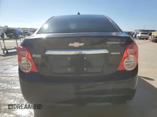 2013 Chevrolet Sonic LT with VIN 1G1JC5SB2D4145975, listed as a Copart auction lot 43541885 with 218,830 mi miles and Salvage Title. Bid and sale history available at DreamBid. Image 6.