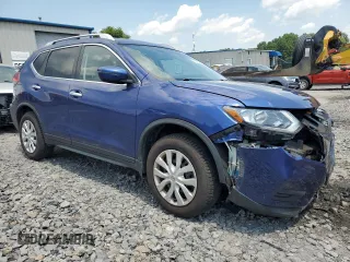 2017 Nissan Rogue SV with VIN KNMAT2MV9HP561152, listed as a Copart auction lot 63405565 with 62,593 mi miles and Salvage title. Bid and sale history available at DreamBid. Image 4.