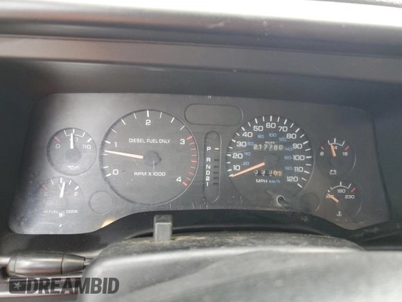 1995 Dodge 2500 with VIN 1B7KF26C9SS304696, listed as a Copart auction lot 46612625 with 217,760 mi miles and Salvage Title. Bid and sale history available at carsss.com. Image 9.
