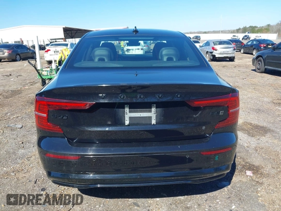 2024 Volvo S60 Plus Black Edition with VIN 7JRL12TH5RG280205, listed as a IAAI auction lot 41648046 with 38,391 mi miles and . Bid and sale history available at DreamBid. Image 16.