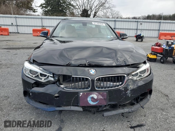 2016 BMW 4 Series 428i xDrive with VIN WBA3T1C58GP822612, listed as a Copart auction lot 87142454 with 85,437 mi miles and Salvage title. Bid and sale history available at DreamBid. Image 5.