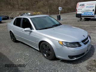 2007 Saab 9-5 Aero with VIN YS3EH49G873518557, listed as a Copart auction lot 52631455 with 163,193 mi miles and Salvage Title. Bid and sale history available at carsss.com. Image 4.