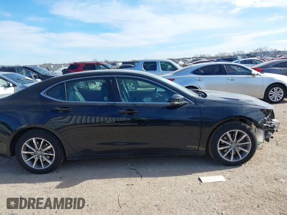 2020 Acura TLX with VIN 19UUB1F36LA008008, listed as a IAAI auction lot 41271318 with 48,602 mi miles. Bid and sale history available at carsss.com. Image 13.