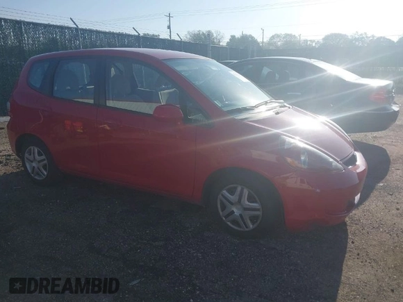 2007 Honda Fit with VIN JHMGD38497S064174, listed as a IAAI auction lot 42038262 with 74,580 mi miles. Bid and sale history available at carsss.com. Image 1.
