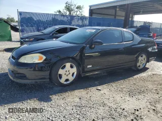 2006 Chevrolet Monte Carlo SS with VIN 2G1WL15CX69182064, listed as a Copart auction lot 60350865 with Not provided miles and Salvage title. Bid and sale history available at DreamBid. Image 1.
