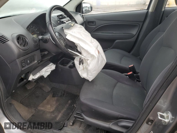 2017 Mitsubishi Mirage ES z VIN ML32F3FJ4HHF12498, wystawiony jako Copart lot #51425835 z przebiegiem 70 800 mil mil oraz Szkody całkowita. Historia ofert i sprzedaży dostępna na DreamBid. Obrazek 7.