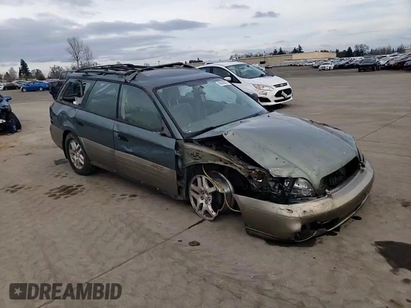 2002 Subaru Legacy Outback with VIN 4S3BH665027661268, listed as a Copart auction lot 43043025 with 215,150 mi miles and Salvage title. Bid and sale history available at DreamBid. Image 11.