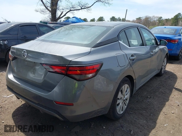 2020 Nissan Sentra S with VIN 3N1AB8BV2LY222901, listed as a IAAI auction lot 42122487 with 64,551 mi miles. Bid and sale history available at carsss.com. Image 4.