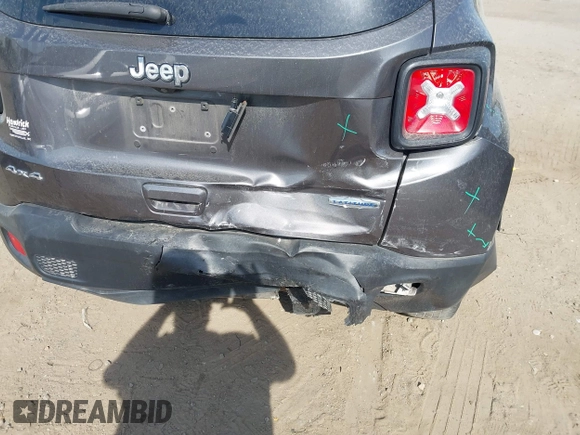 2018 Jeep Renegade Latitude with VIN ZACCJBBB0JPH69808, listed as a IAAI auction lot 42146368 with 191,051 mi miles and . Bid and sale history available at DreamBid. Image 6.