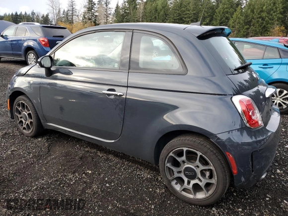 2018 FIAT 500 Pop with VIN 3C3CFFKH3JT377870, listed as a Copart auction lot 81339874 with 56,603 mi miles and Salvage Title. Bid and sale history available at carsss.com. Image 2.