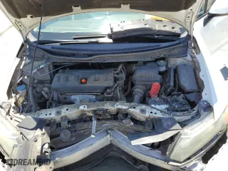 2012 Honda Civic Sdn LX with VIN 2HGFB2F53CH582325, listed as a Copart auction lot 61348554 with 0 mi miles and Salvage Title. Bid and sale history available at carsss.com. Image 11.