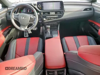 2022 Lexus ES 300h F Sport with VIN 58AGA1C19NU015929, listed as a Copart auction lot 56963705 with 50,011 mi miles and Clean title. Bid and sale history available at DreamBid. Image 8.