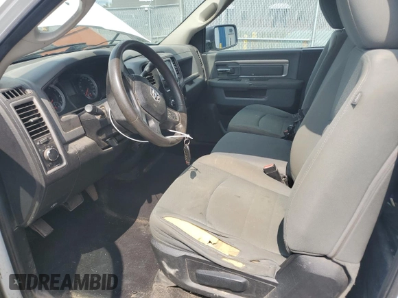 2014 Ram 1500 Tradesman with VIN 3C6JR7DT9EG148861, listed as a Copart auction lot 60611195 with 369,439 mi miles and Salvage title. Bid and sale history available at DreamBid. Image 7.