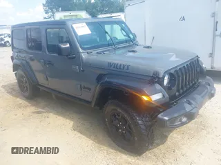 2020 Jeep Wrangler Unlimited Sport S с VIN 1C4HJXDG4LW325199, выставлен на аукционе IAAI как лот 42562063 с пробегом 18 350 миль миль и . История ставок и продаж доступна на DreamBid. Изображение 1.