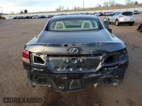 2010 Lexus IS 350 C z VIN JTHFE2C21A2500726, wystawiony jako Copart lot #85692954 z przebiegiem 29 038 mil mil oraz Nie do naprawy • Non repairable. Historia ofert i sprzedaży dostępna na DreamBid. Obrazek 6.