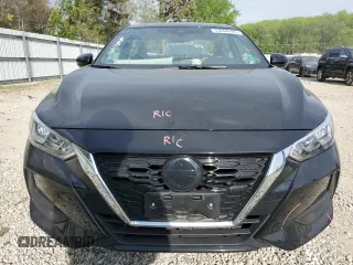 2022 Nissan Sentra S with VIN 3N1AB8BV2NY204871, listed as a Copart auction lot 53264705 with 25,446 mi miles and Salvage Title. Bid and sale history available at carsss.com. Image 5.
