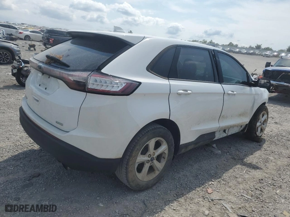 2015 Ford Edge SE with VIN 2FMTK3G90FBC16723, listed as a Copart auction lot 66744234 with 0 mi miles and Salvage Title. Bid and sale history available at carsss.com. Image 3.