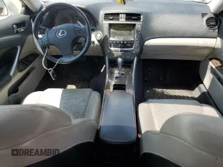2010 Lexus IS 250 with VIN JTHCF5C28A5039010, listed as a Copart auction lot 62735825 with 256,061 mi miles and Clean title. Bid and sale history available at DreamBid. Image 8.