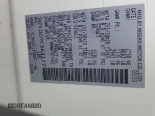 2023 Infiniti QX60 Sensory с VIN 5N1DL1GS7PC363177, выставлен на аукционе Copart как лот 59116235 с пробегом 28 980 миль миль и Списание • Salvage title. История ставок и продаж доступна на DreamBid. Изображение 13.
