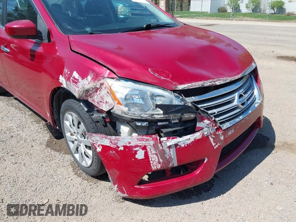 2014 Nissan Sentra S with VIN 3N1AB7AP0EL683916, listed as a IAAI auction lot 42091797 with 117,550 mi miles and . Bid and sale history available at DreamBid. Image 6.