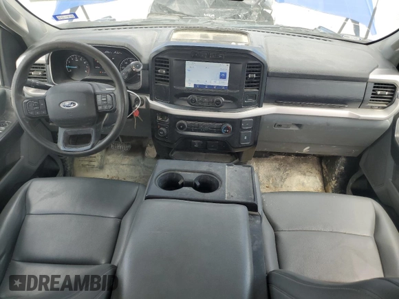 2021 Ford F-150 XL with VIN 1FTEX1EB1MKE59470, listed as a Copart auction lot 53046195 with 108,271 mi miles and Salvage title. Bid and sale history available at DreamBid. Image 8.